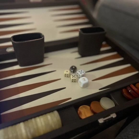 Hector Saxe Luxury backgammon set - Picture 3 of 7